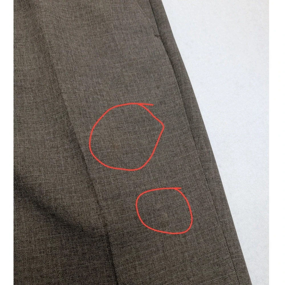 Vintage Levis Action Slacks Trousers Men 35x32 Straight Leg Dress Pants 690-7825
